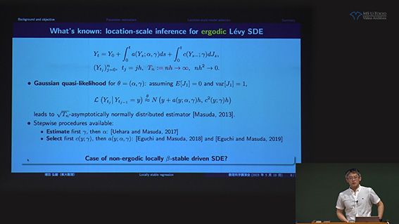 増田 弘毅 氏 (東京大学大学院数理科学研究科)