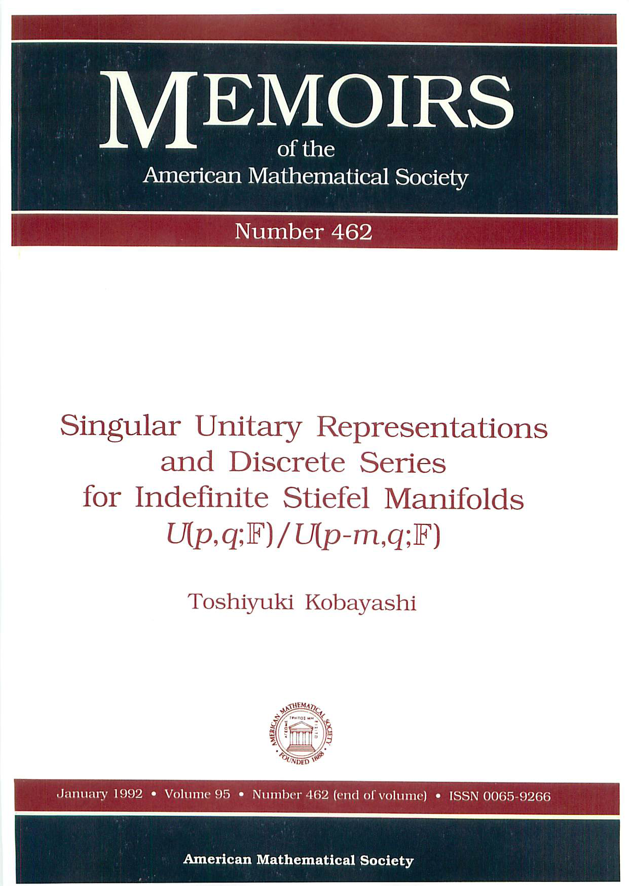 Singular Unitary Representations and Discrete Series for Indefinite Stiefel Manifolds